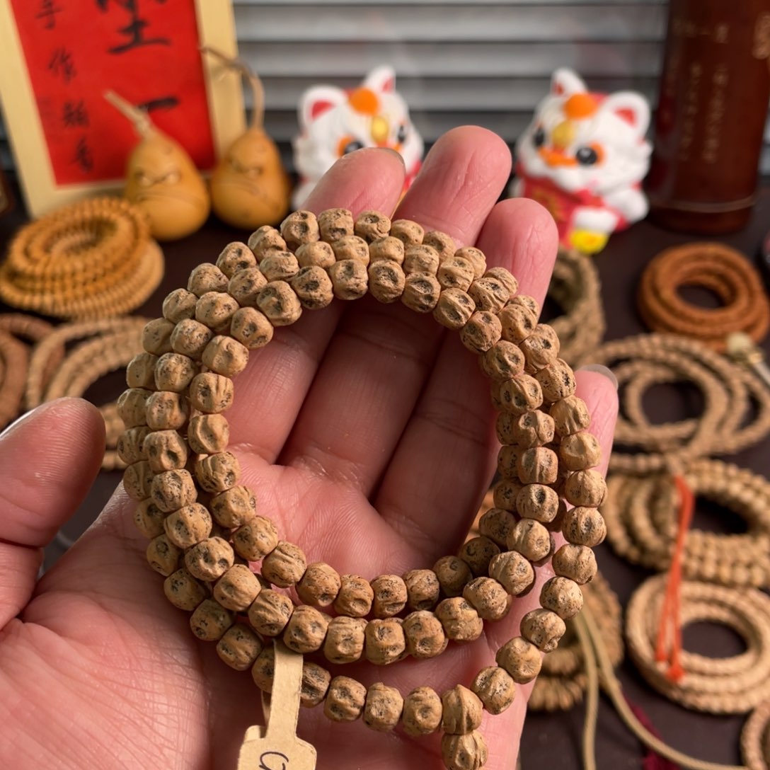 柏香籽/百香籽吊坠陈*.油皮微切满鬼狮驼岭 保热