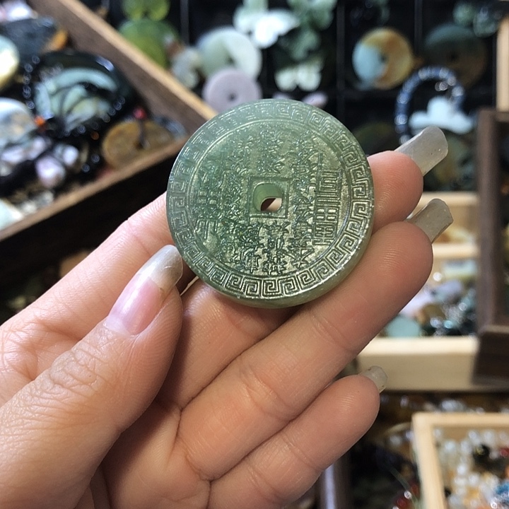 岫玉未镶嵌岫玉挂件