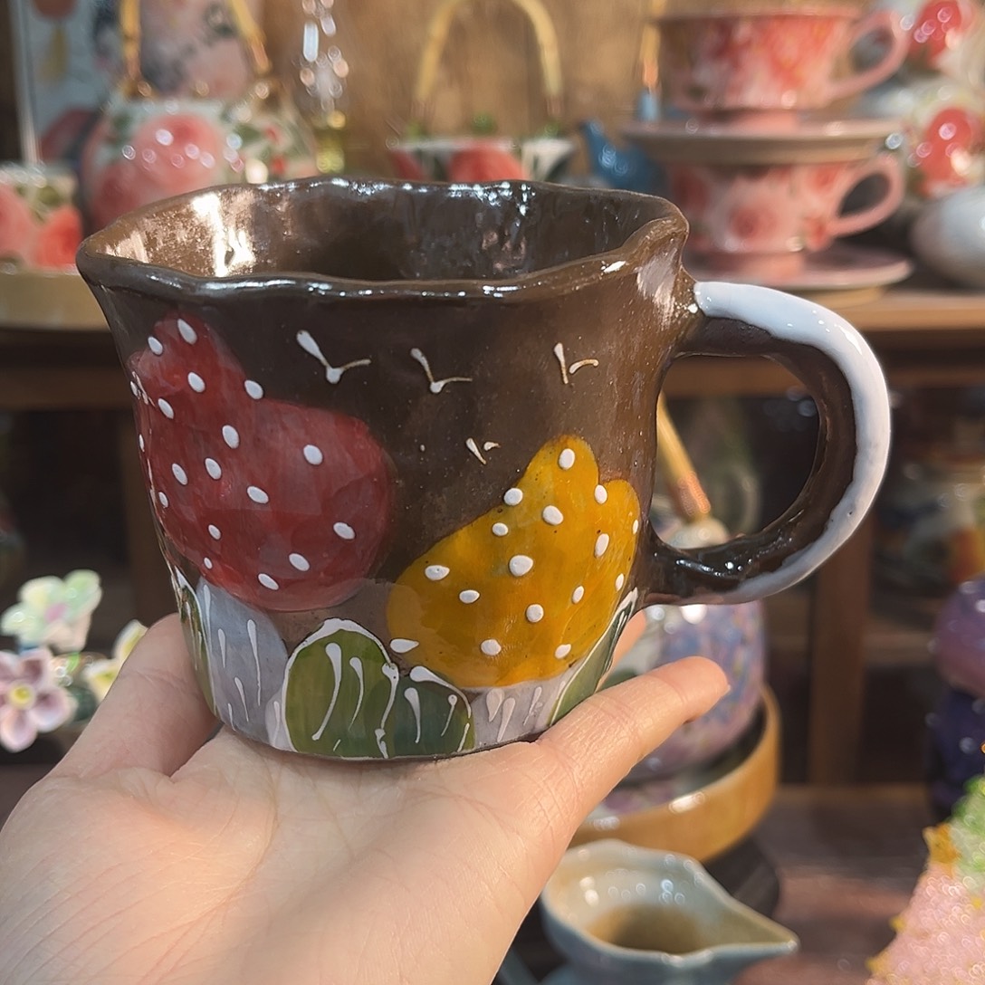 陶泥景德镇手工手绘高温釉下彩