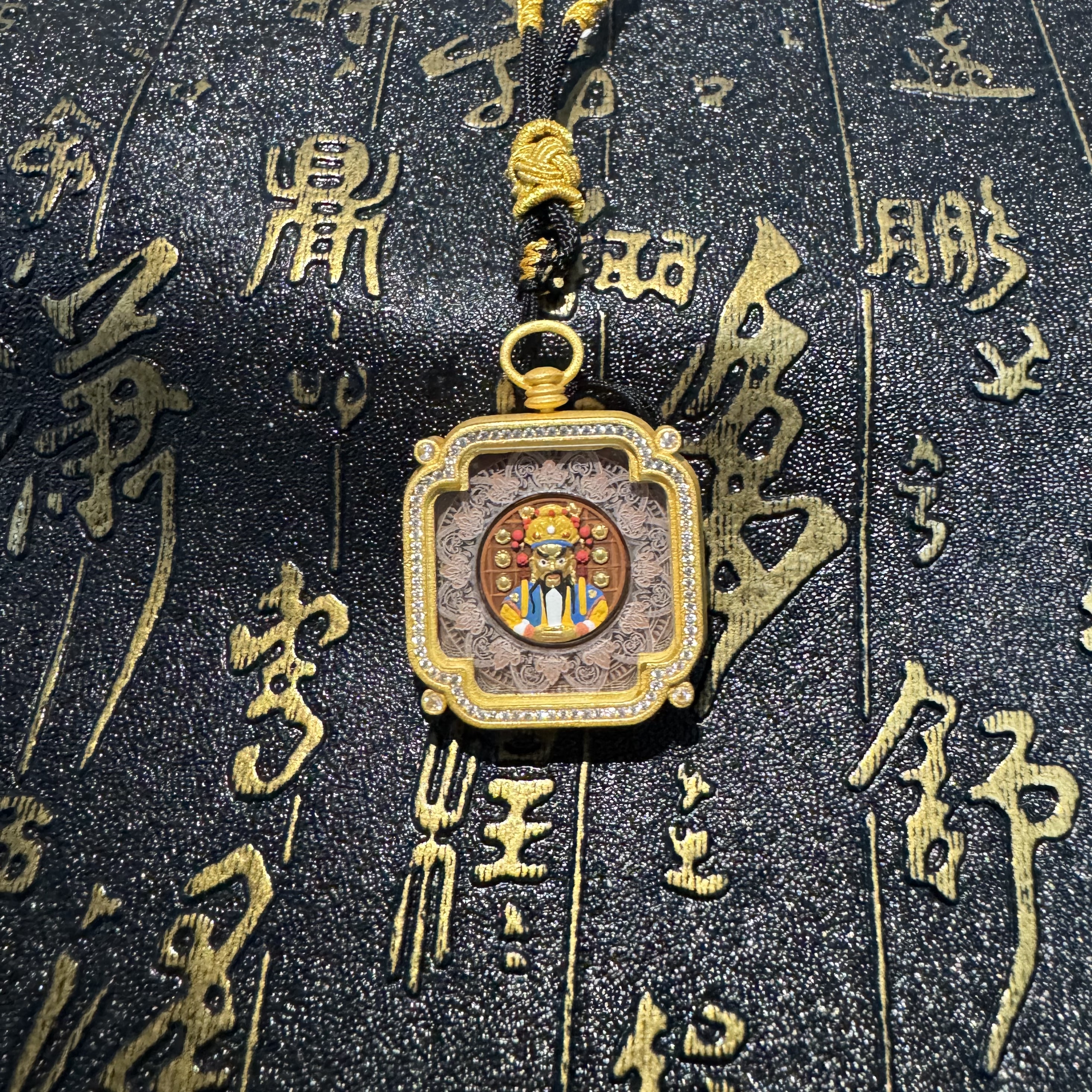 五爷等 民族风水晶 吊坠 纯手绘 擦擦 铜镶锆皮壳 多题材多品类