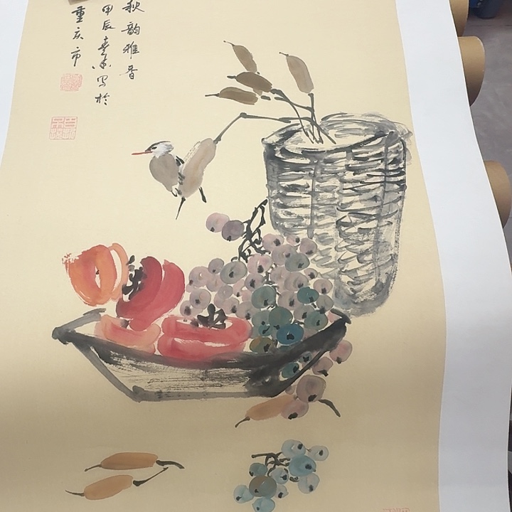国画爱*黄春香国画11秋韵尺寸68*46