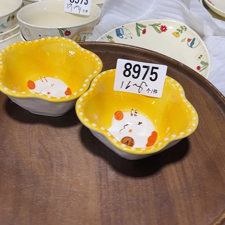 瓷微瑕外贸餐具8975