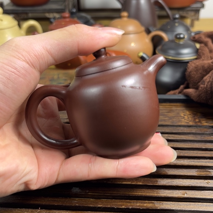 紫砂茶壶原矿紫砂半手工制作