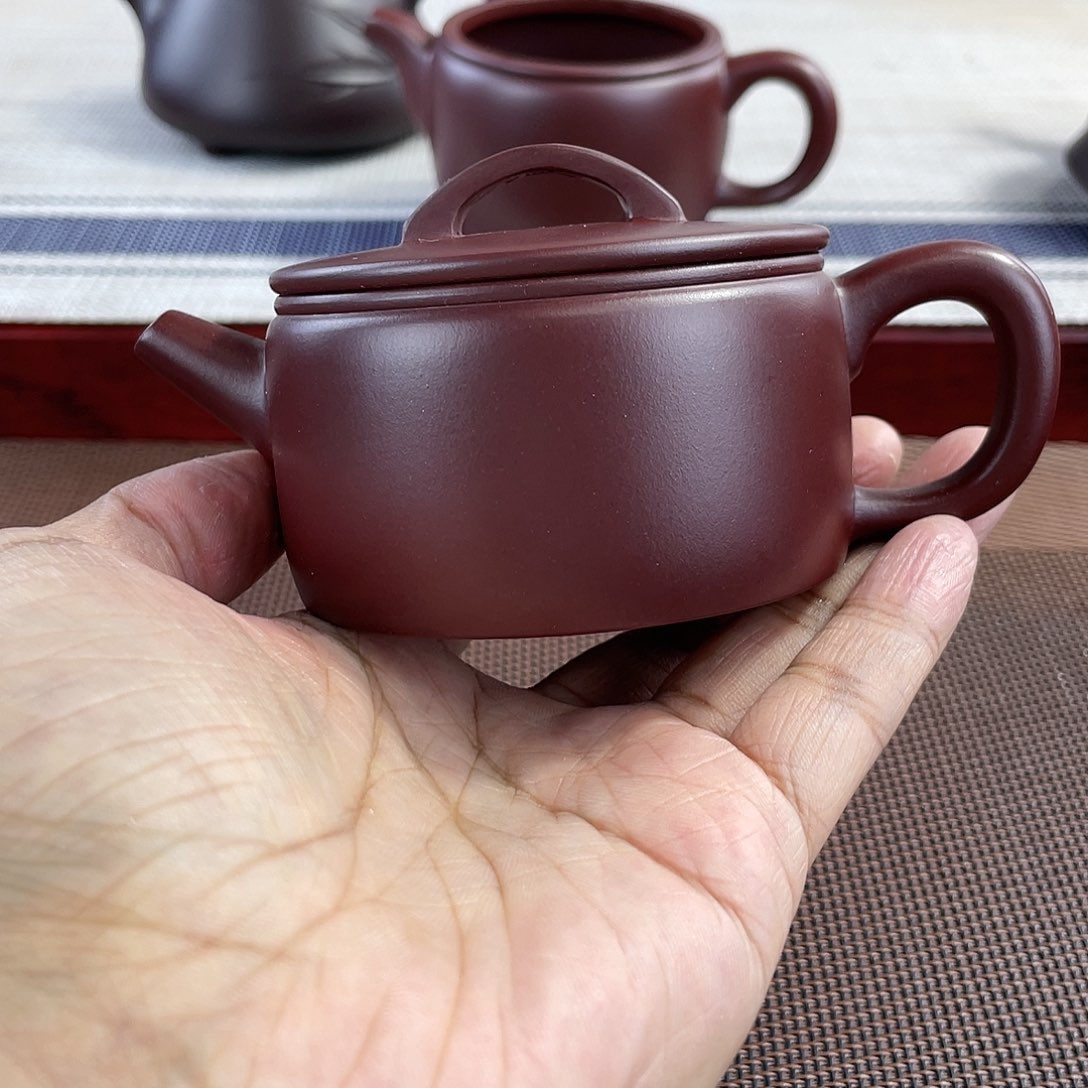 紫泥壶原矿龙血砂汉瓦器型