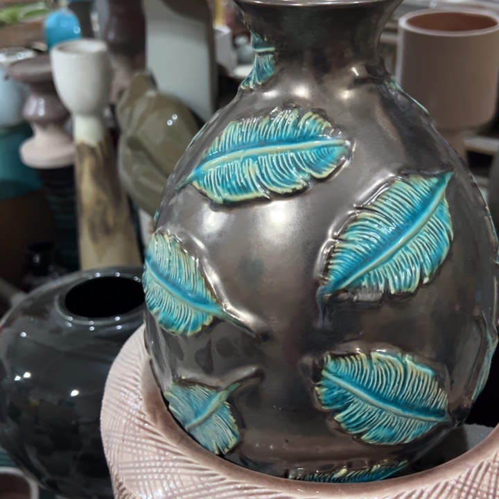 陶瓷花瓶摆件外贸出口（微瑕）