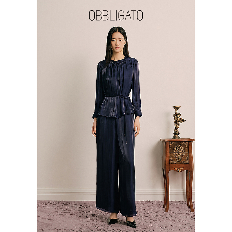 下架奥丽嘉朵2025春季1C35170210/1C35120150新品薄纱上衣