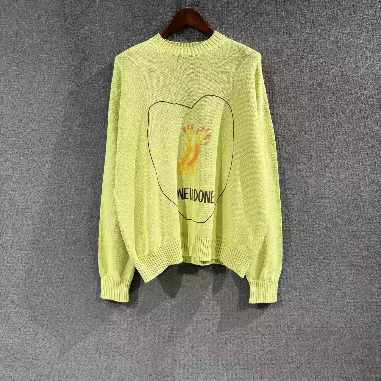 未使用 WE11 DONE （pm）小怪兽针织毛衣 全新s码/9485