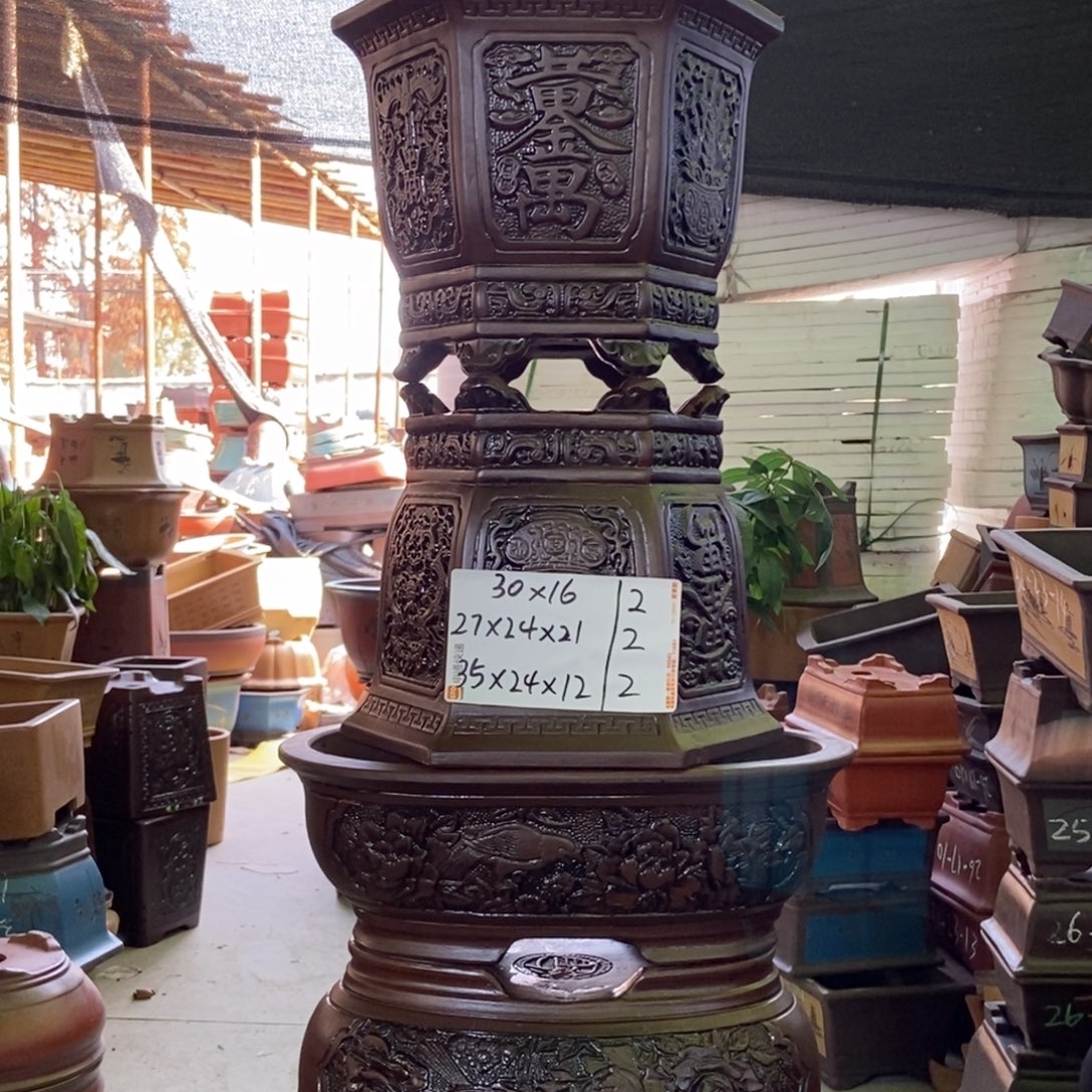 紫砂花盆紫砂紫砂