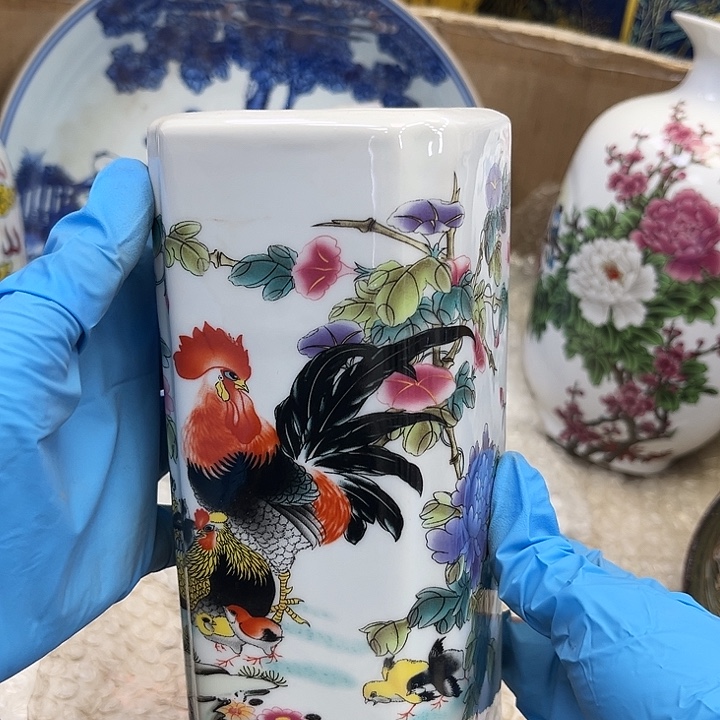 瓷片瓷器摆件 瓷器摆件