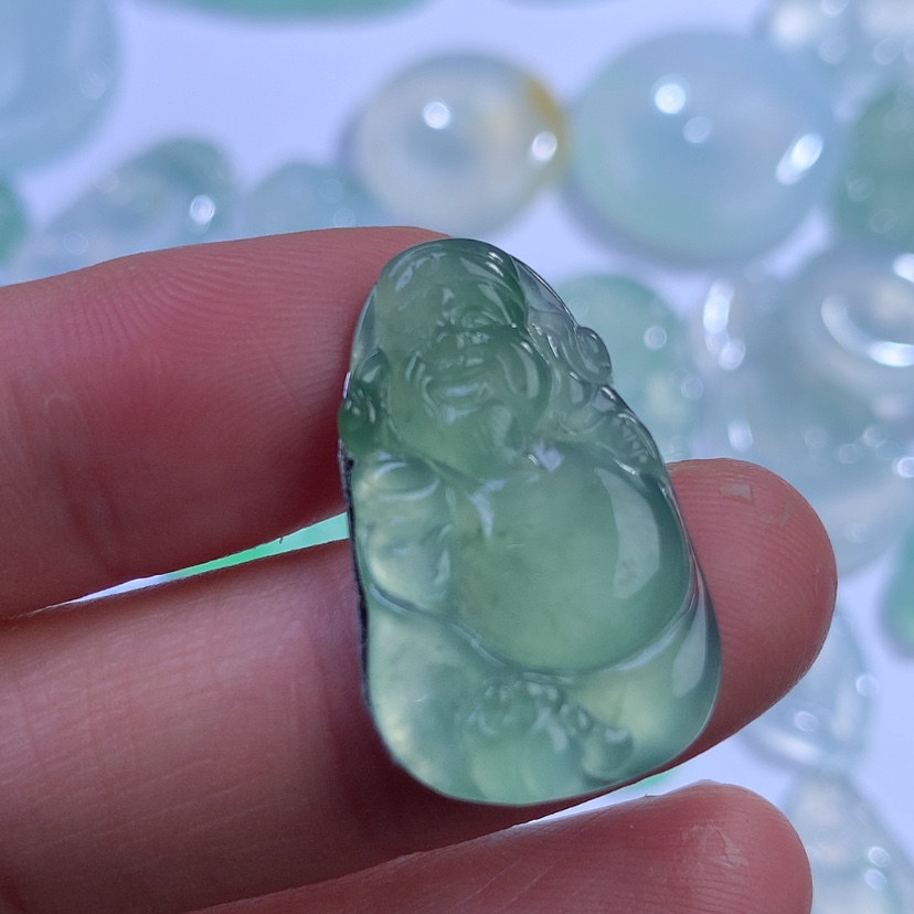 【闪购商品】翡翠颈饰未镶嵌缅甸A货翡翠