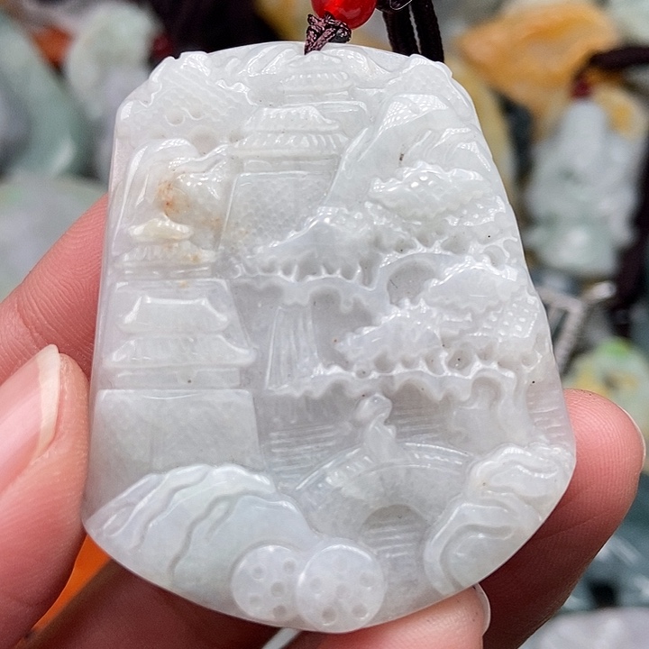 颈饰未镶嵌翡翠翡翠