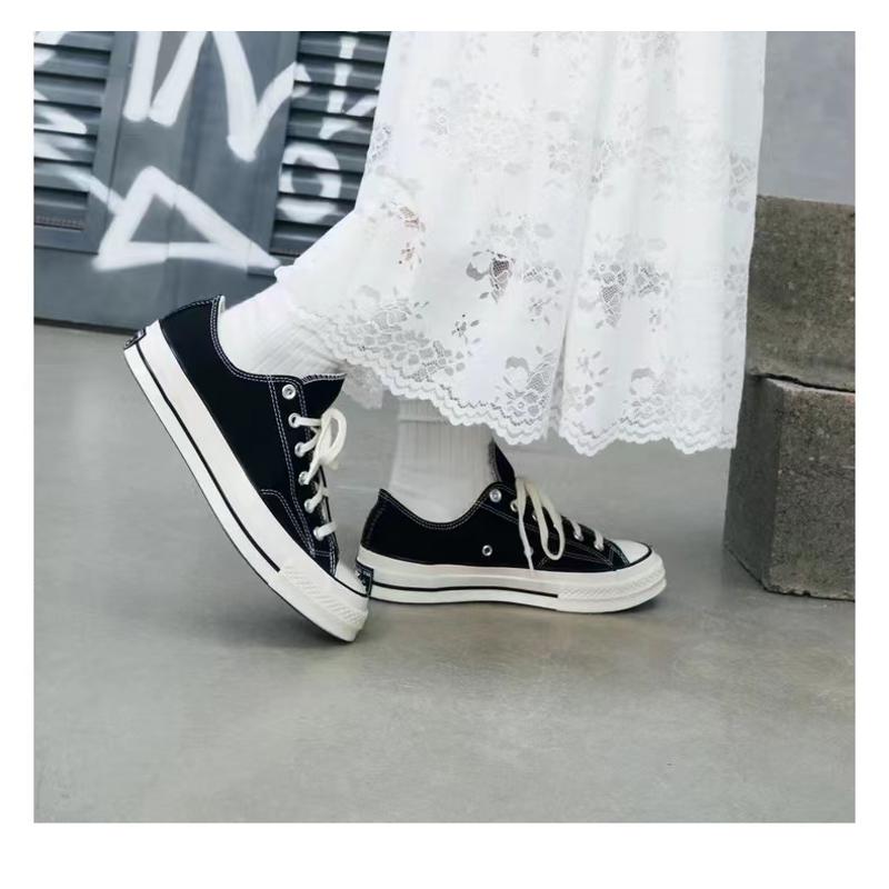女士复古潮流时尚低帮复古帆布鞋8065