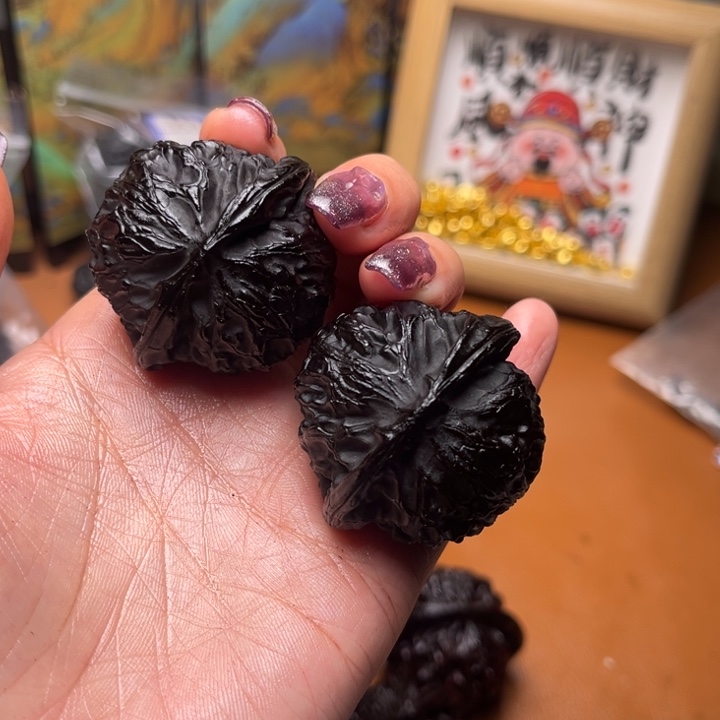 熬***发核桃地闷文玩手把件宫灯福利 12