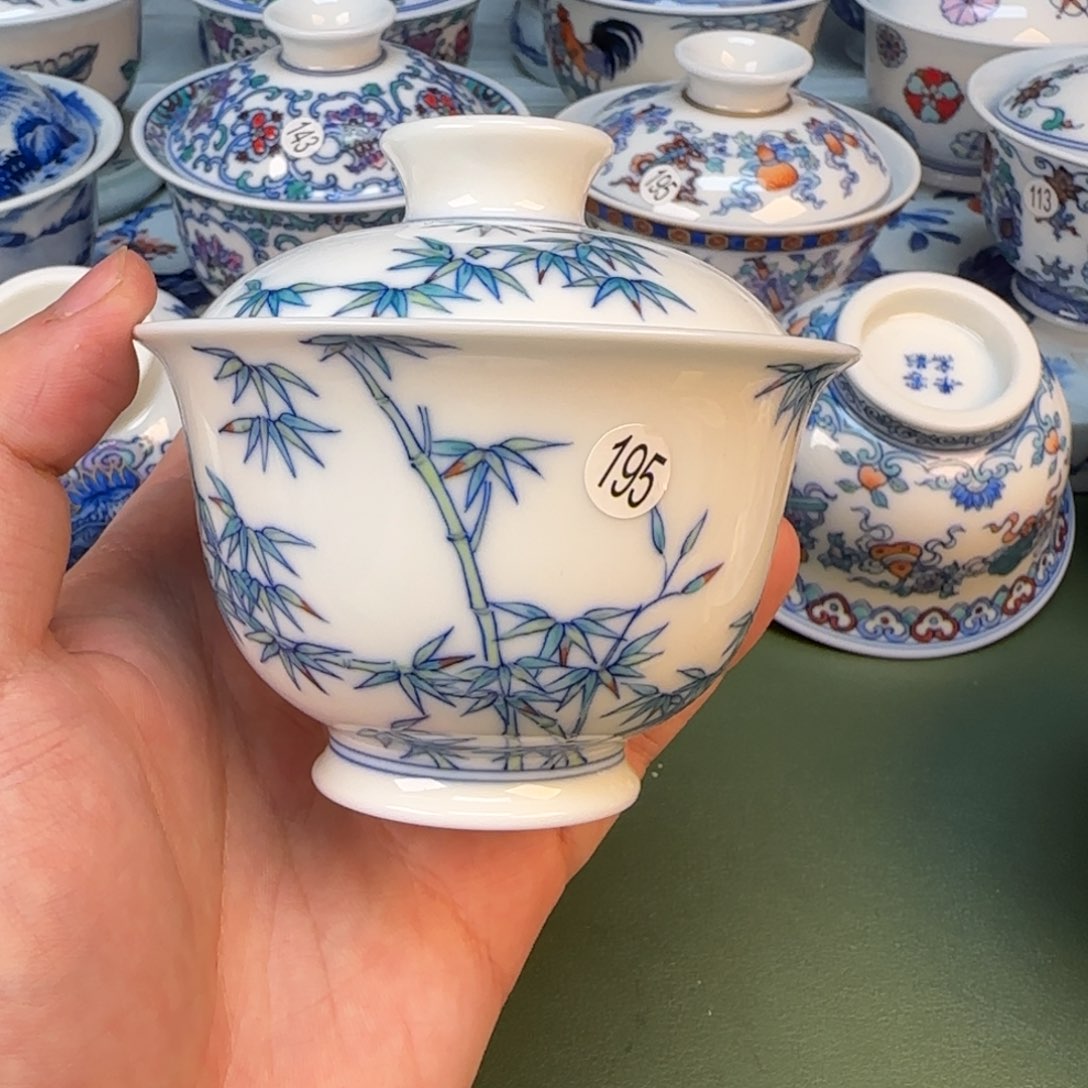 彦祖纯手工手绘茶具195