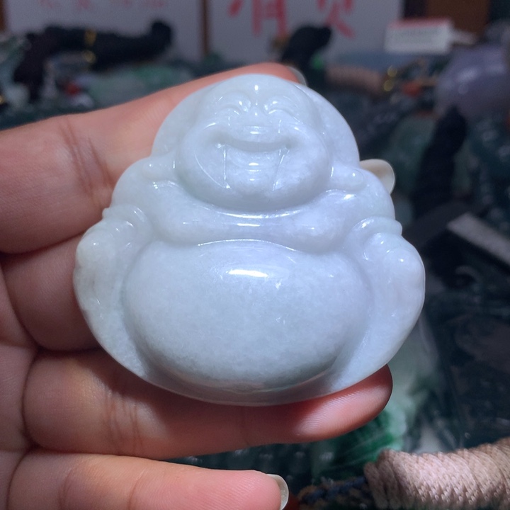 翡翠颈饰未镶嵌保真天然A货翡翠
