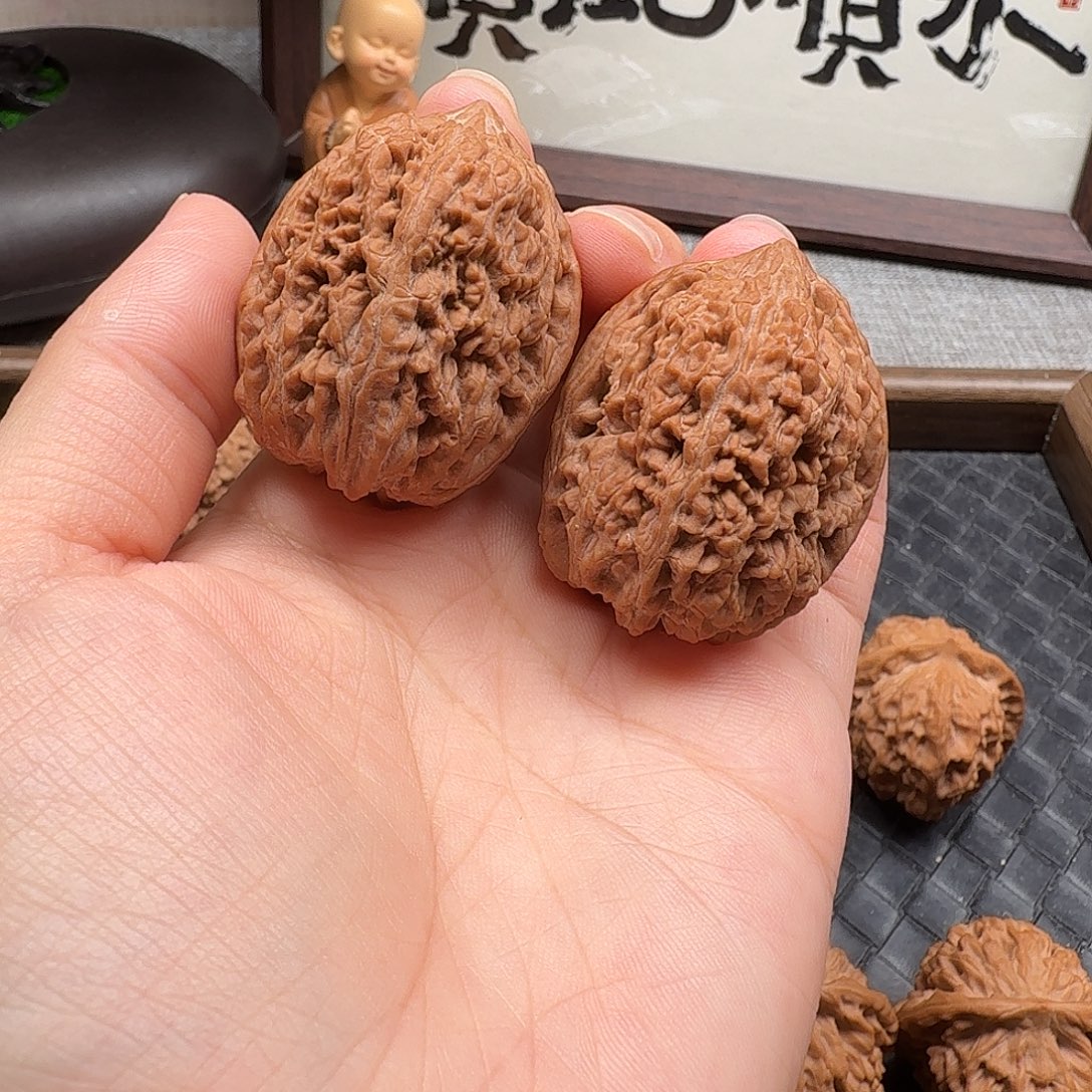 吊坠文玩核桃全品蒜头35