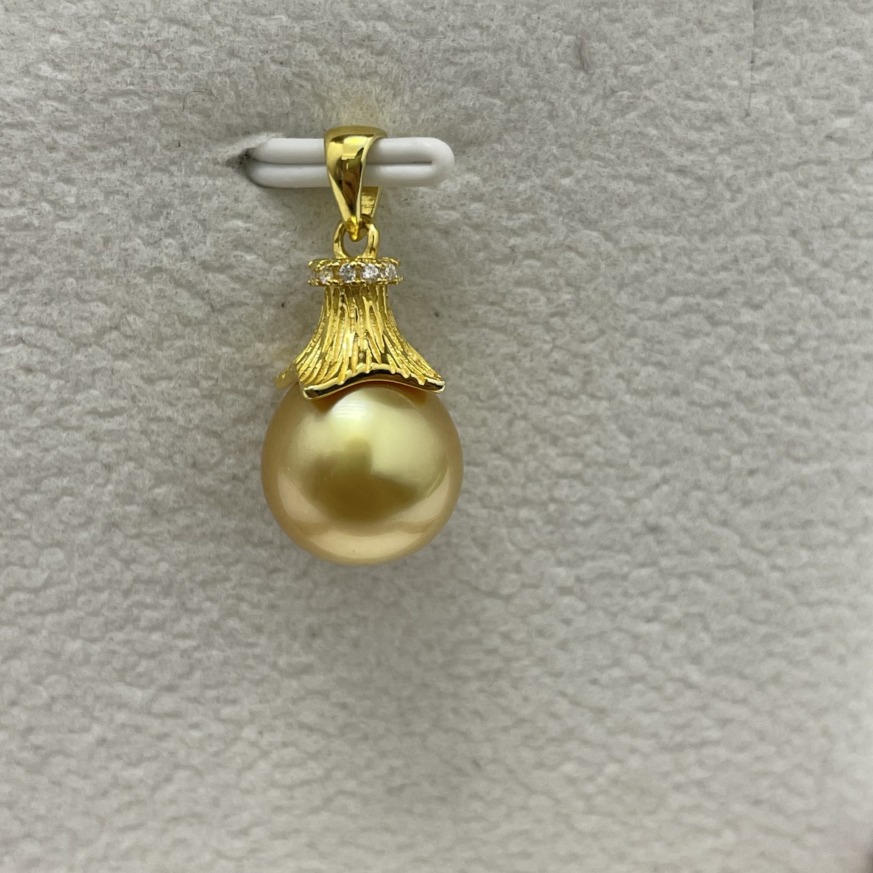 天然海水南洋金珠吊坠10-11mm经典气质时尚百搭