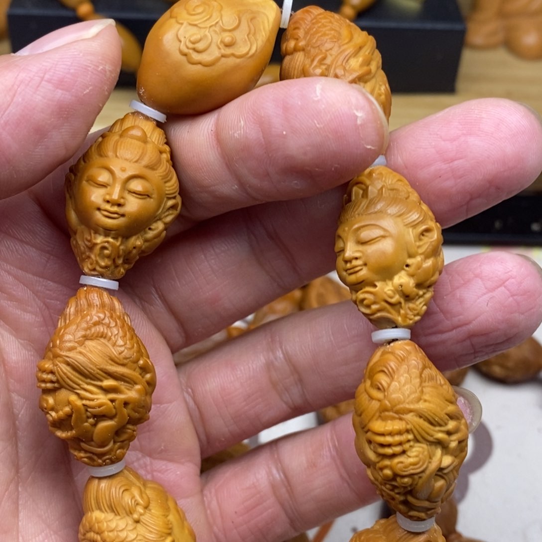 橄榄核手串/手链橄榄核雕桥