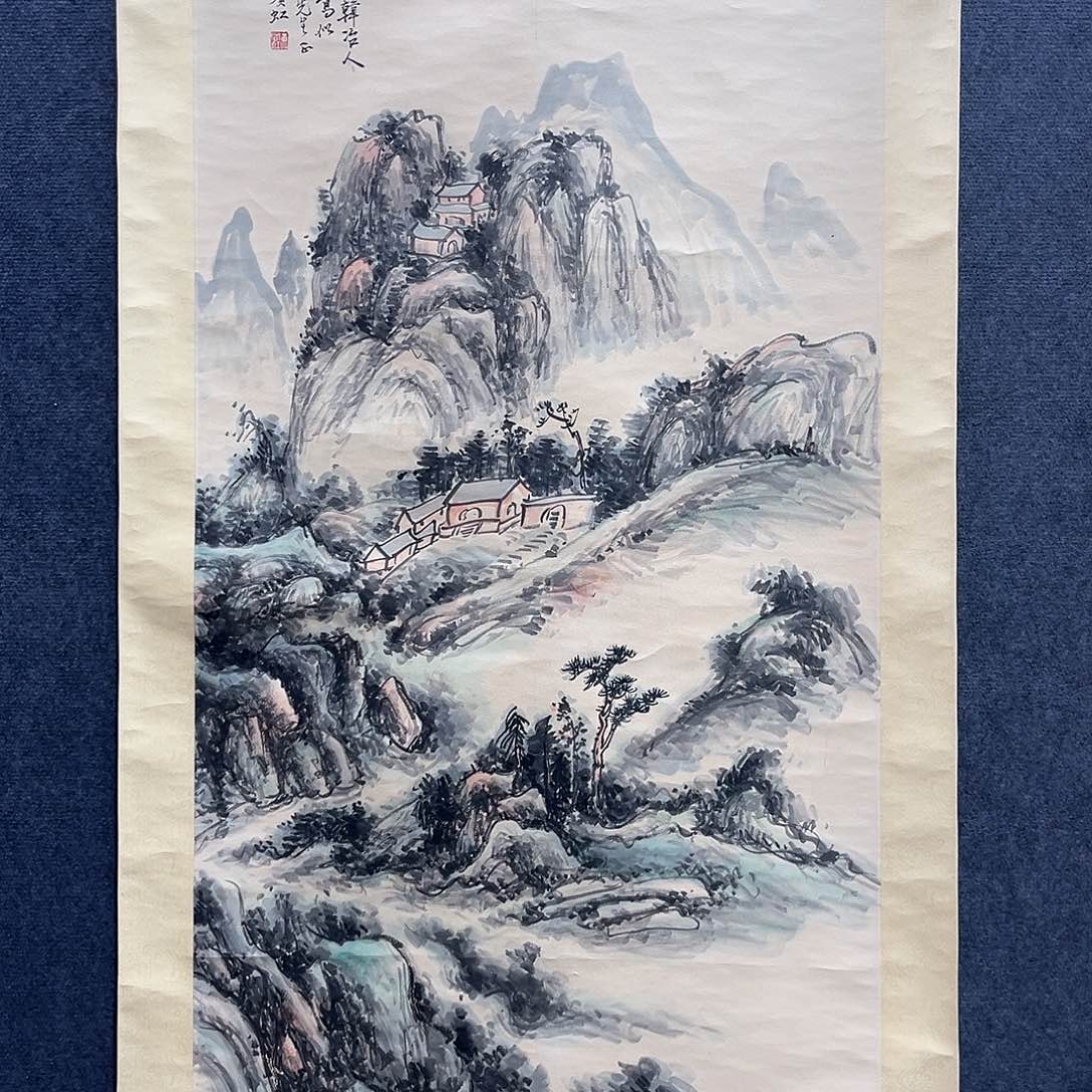 隔空相望就像在一