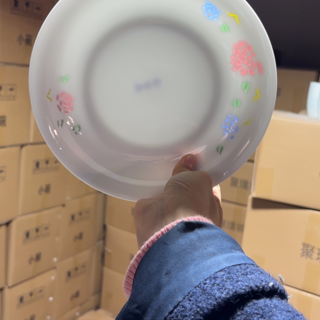 瓷碗景德镇陶瓷两只微瑕