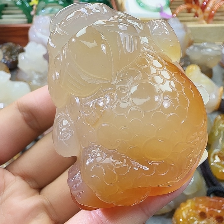 玛瑙/玉髓合金摆件