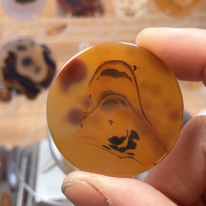 玛瑙/玉髓吊坠(不含链)未镶嵌