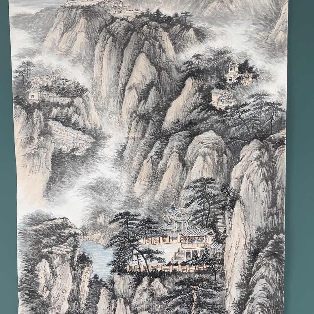 国画张宇老师手绘