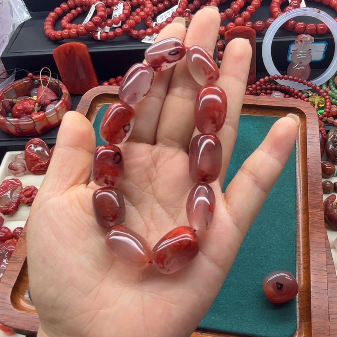 觉***主南红玛瑙未镶嵌配饰