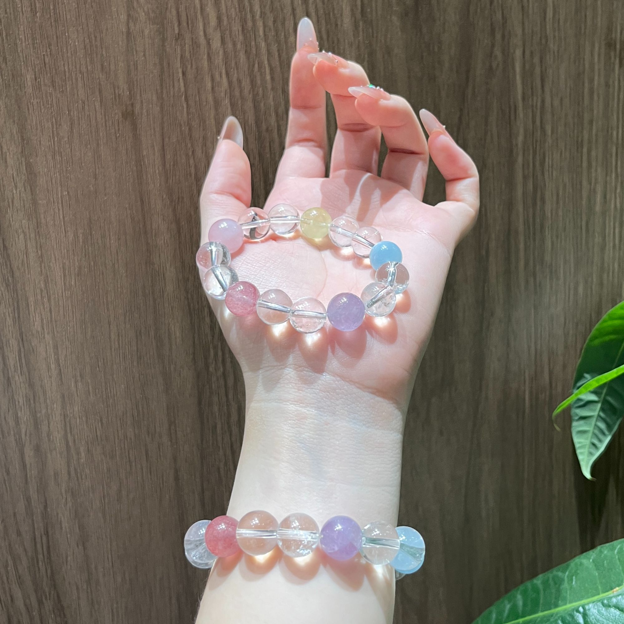 【Lunora】多宝手串海蓝宝天然水晶手串手链设计款礼物012