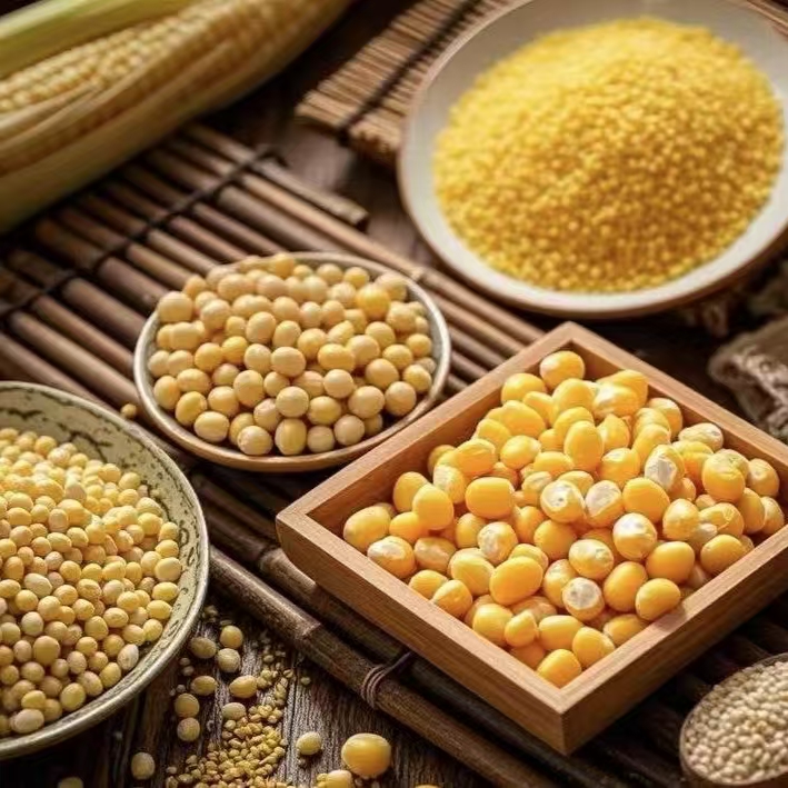 小米 黄豆 玉米豆 纯手工制作黄色粮食 1.5kg