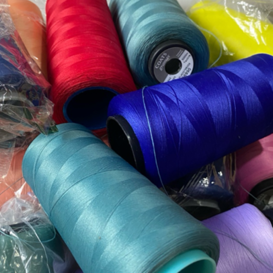 低弹线锁边线 高士金泰中小筒一袋混色不挑色五斤