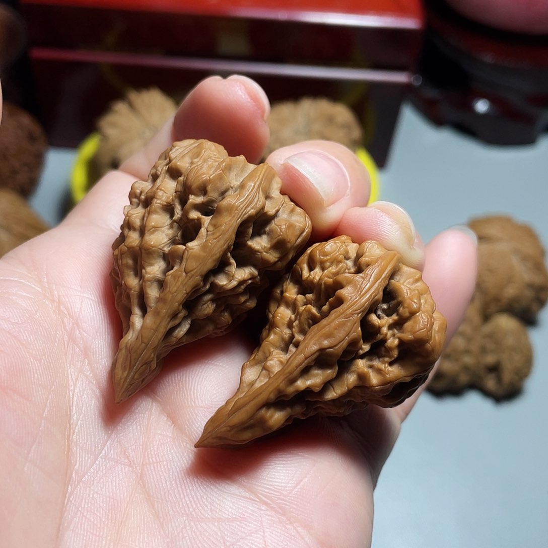 核桃手串/手链红*精品三角官帽