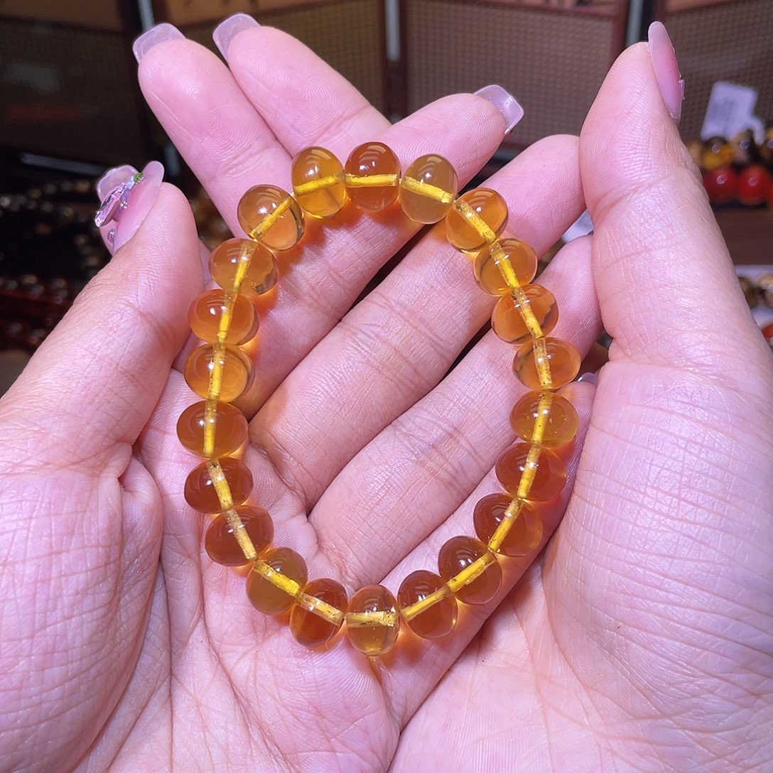 琥珀未镶嵌裸石抚顺琥珀10+净水金珀