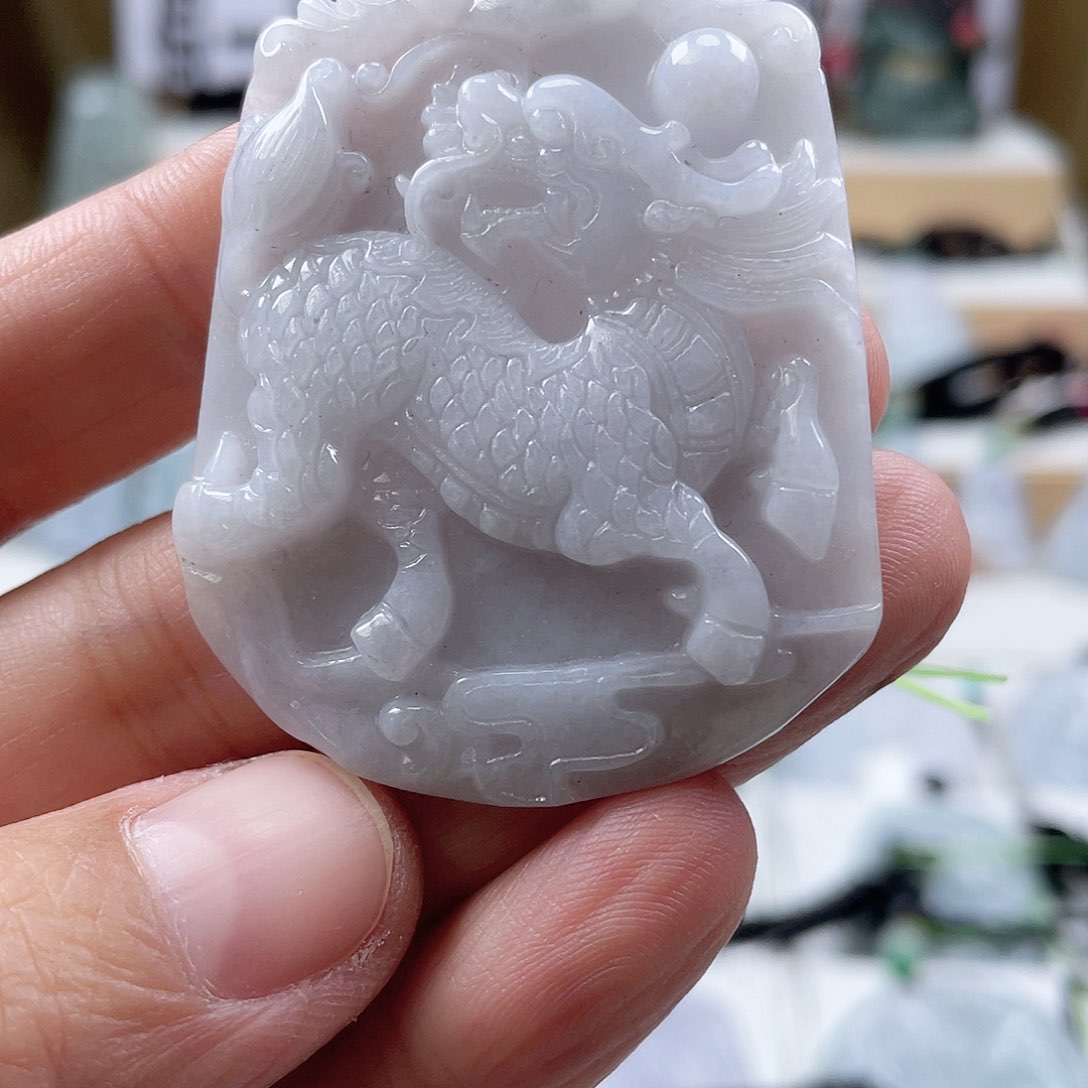 翡翠颈饰未镶嵌0533挂件