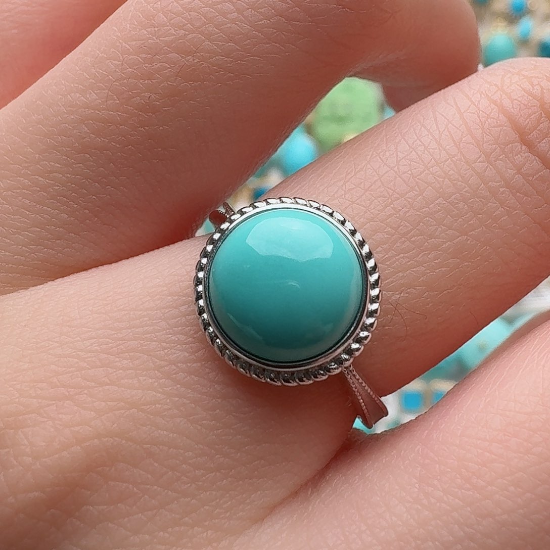 绿松石珠宝奇石银S925镶嵌?****?