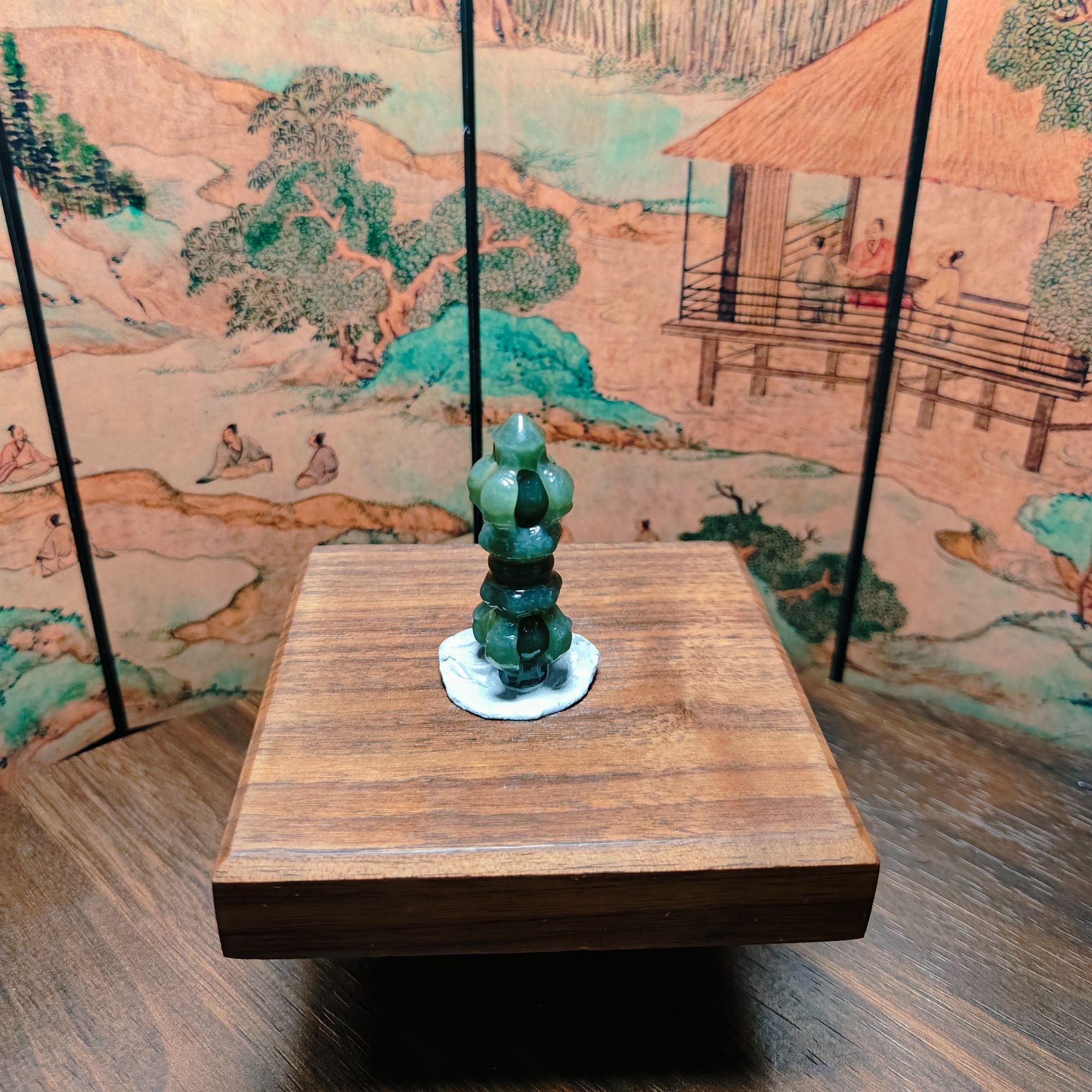 F和田玉降魔杵吊坠0486