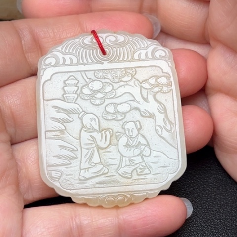 和田玉挂件未镶嵌瑞****8