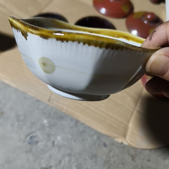瓷片磁州窑陶瓷杯盘碗壶有瑕疵