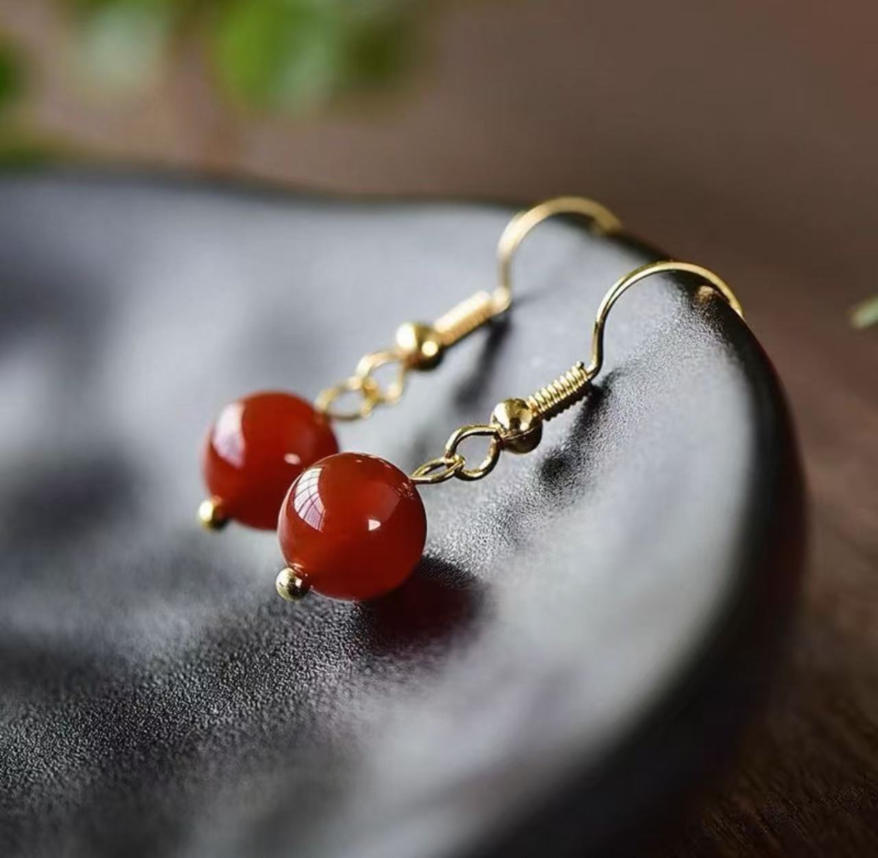 红玛瑙单株耳坠多样性发其一