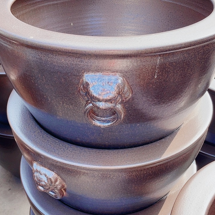 陶景德镇陶瓷鱼缸