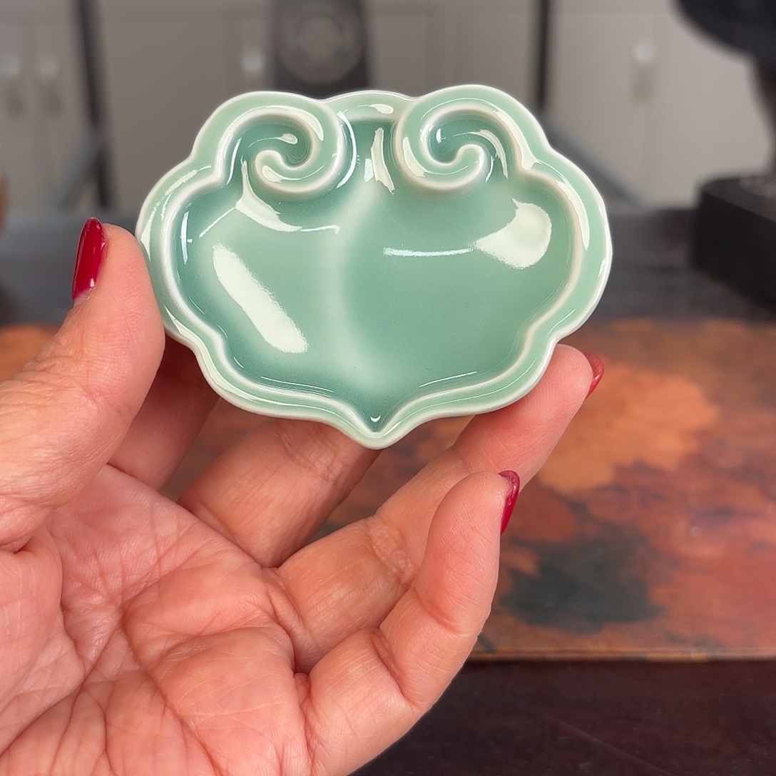 龙泉云间青瓷小米茶器