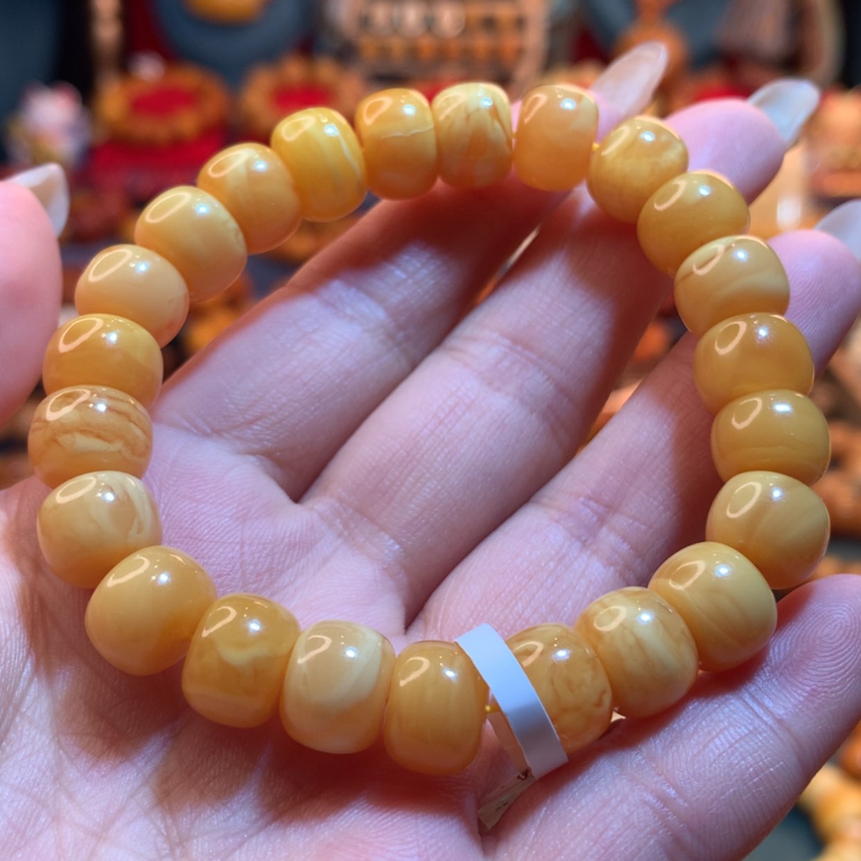 【闪购商品】蜜蜡手串未镶嵌蜜蜡手串