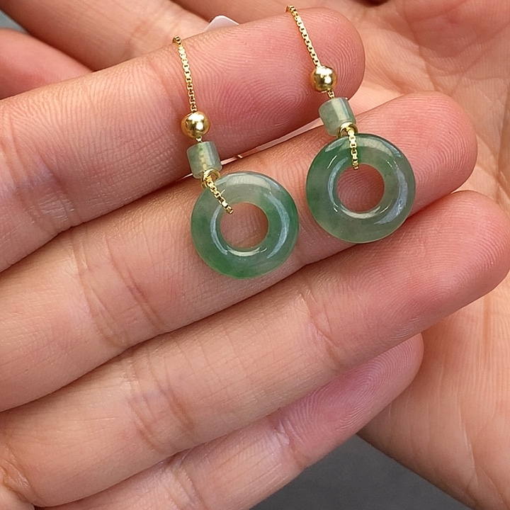 翡翠银S925镶嵌颈饰