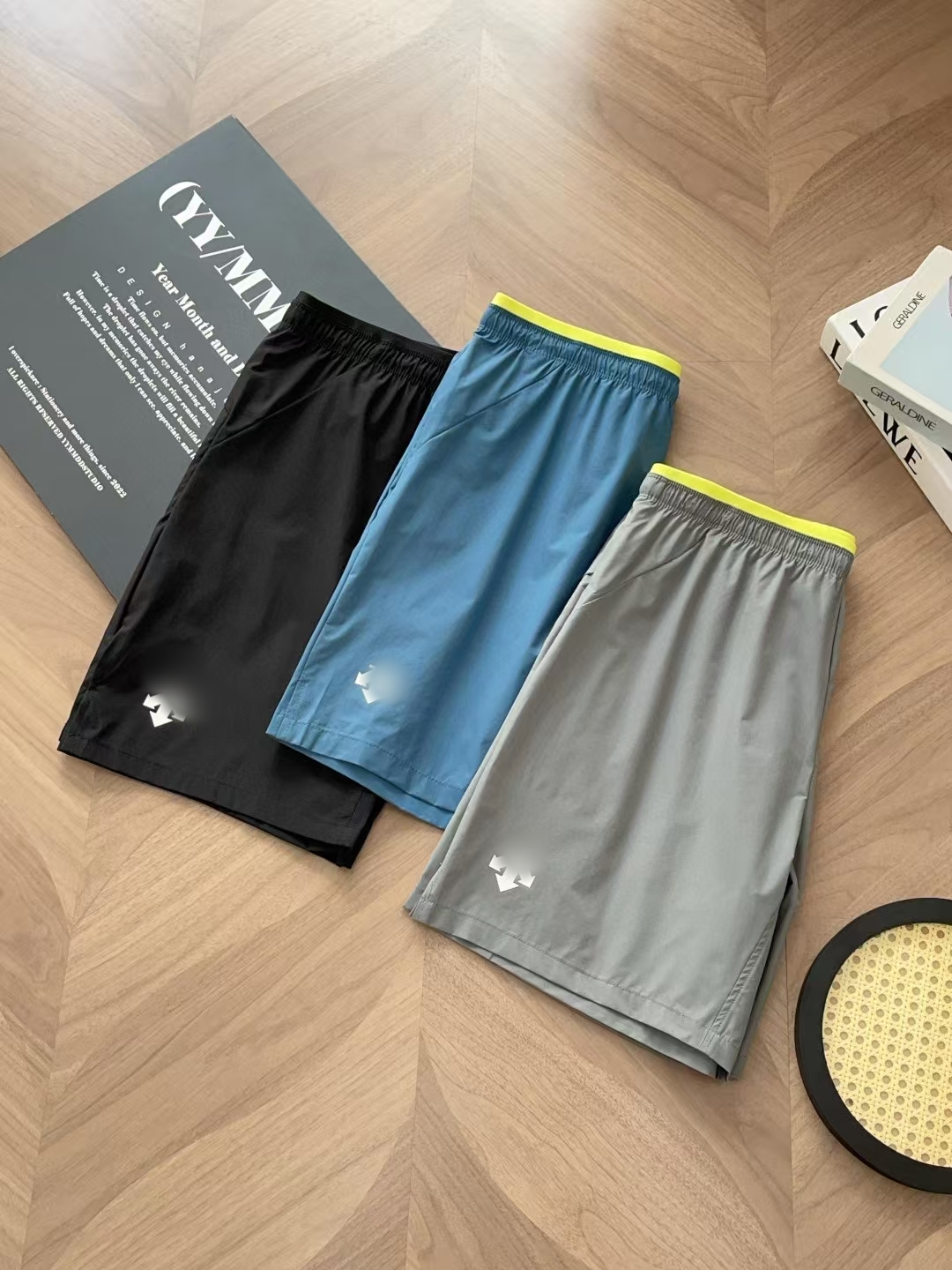 （奥莱撤柜）迪桑运动速干功能性面料短裤五分透气冰凉