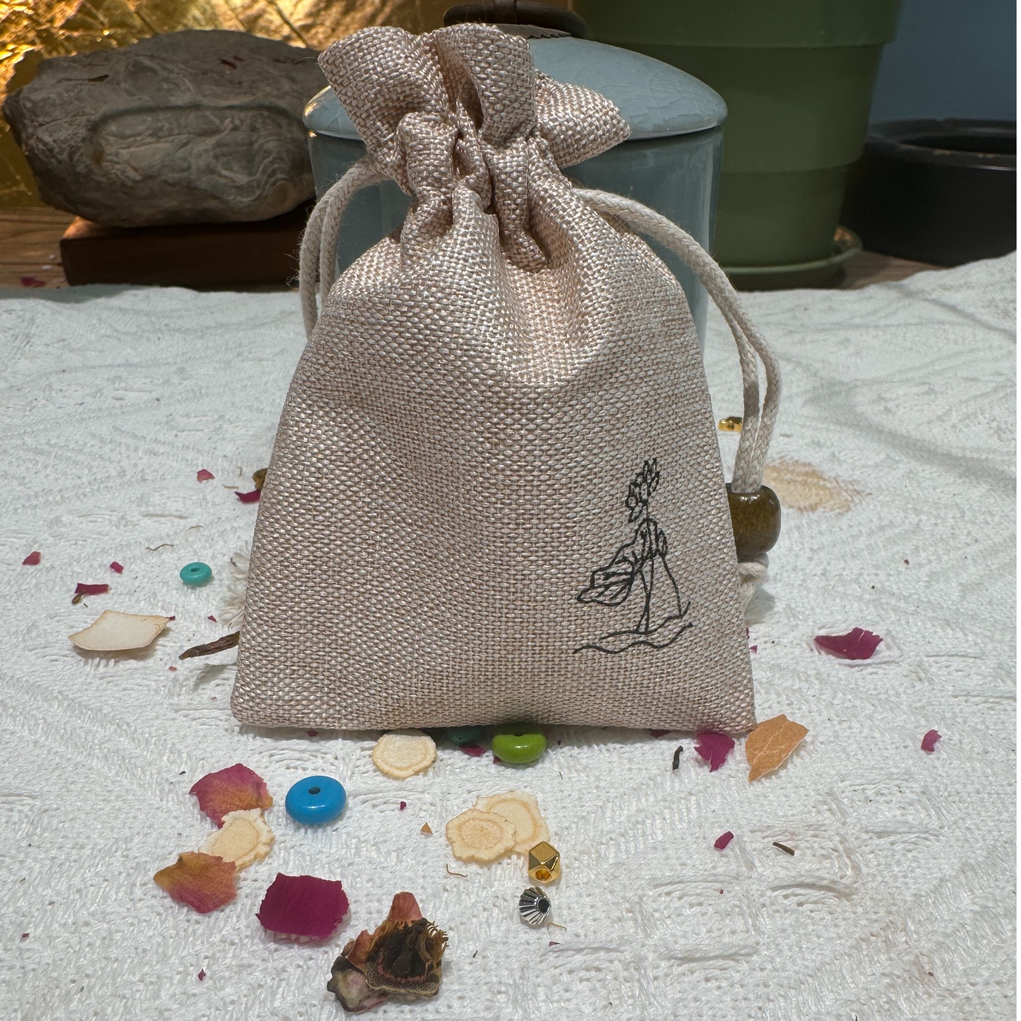 古法非遗传承玫瑰香包疏肝解郁静心安神