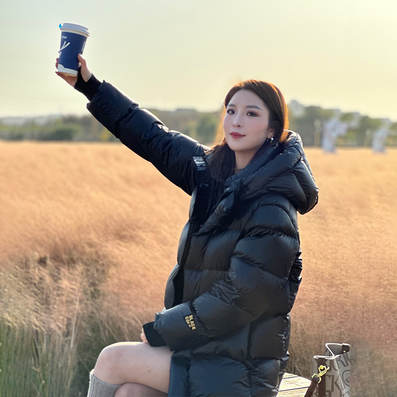 黑金保暖羽绒服【明星版本5.0】连帽加厚保暖冬季外套 XUAN199