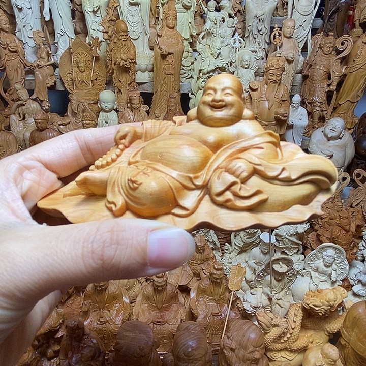 领***哥柏木（崖柏）弥勒佛