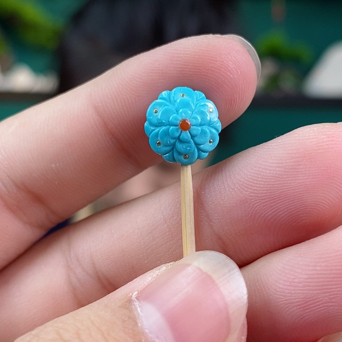 绿松石珠宝奇石未镶嵌