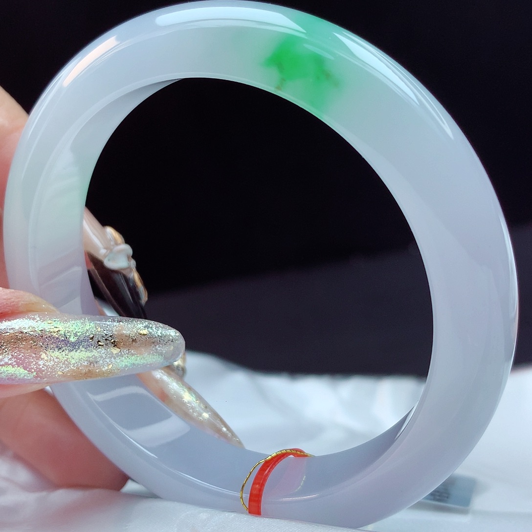 未镶嵌手镯翡翠57圈4864