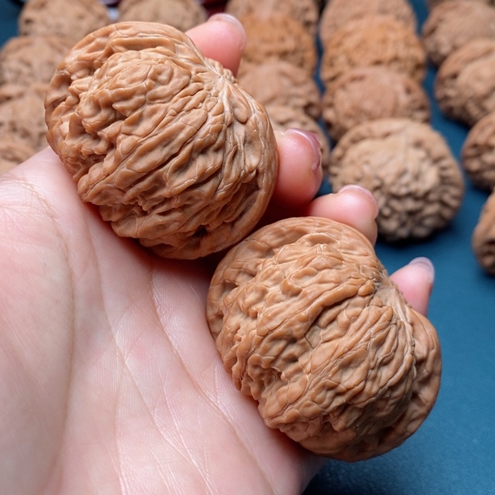 文玩核桃把件47磨盘